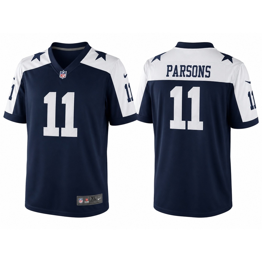Nike‎ Dallas Cowboys Micah Parsons 11 NFL Jersey Mens XL Navy Blue On Field